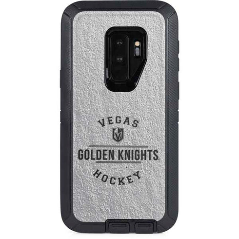 NHL Vegas Golden Knights Black Text Otterbox Defender Galaxy Skin