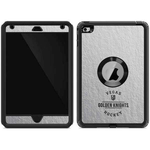 NHL Vegas Golden Knights Black Text Otterbox Defender iPad Skin