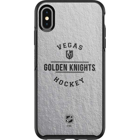 NHL Vegas Golden Knights Black Text Otterbox Symmetry iPhone Skin