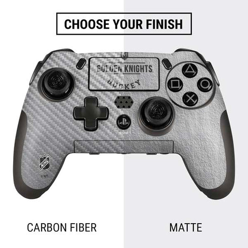 NHL Vegas Golden Knights Black Text PlayStation Scuf Vantage 2 Controller Skin