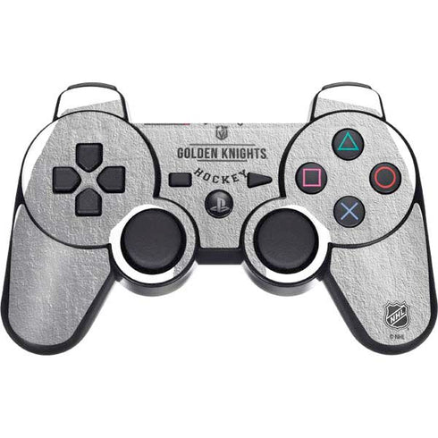 NHL Vegas Golden Knights Black Text PS3 Dual Shock wireless controller Skin
