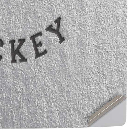 NHL Vegas Golden Knights Black Text PS5 Slim Disk Console Skin