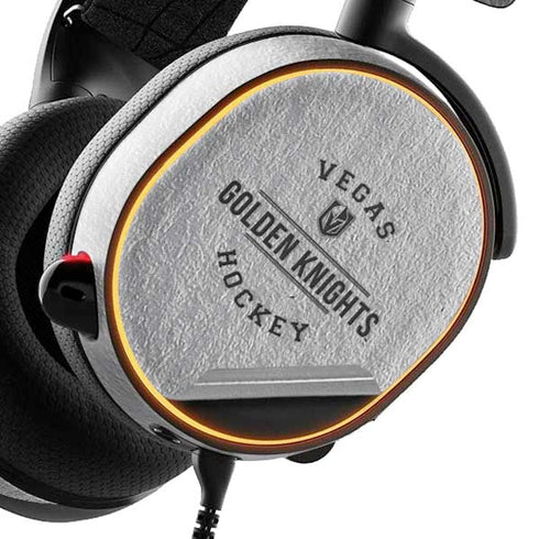 NHL Vegas Golden Knights Black Text SteelSeries Arctis 5 Skin