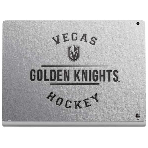 NHL Vegas Golden Knights Black Text Surface Book 2 13.5in Skin