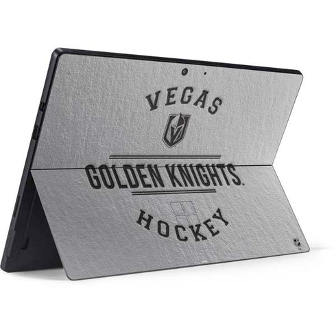 NHL Vegas Golden Knights Black Text Surface Pro 7 Skin