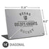 NHL Vegas Golden Knights Black Text Universal Laptop 14in (11.4 x 8.2in) Skin