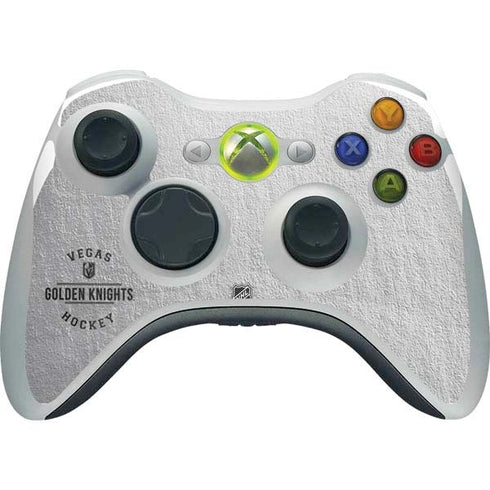 NHL Vegas Golden Knights Black Text Xbox 360 Wireless Controller Skin