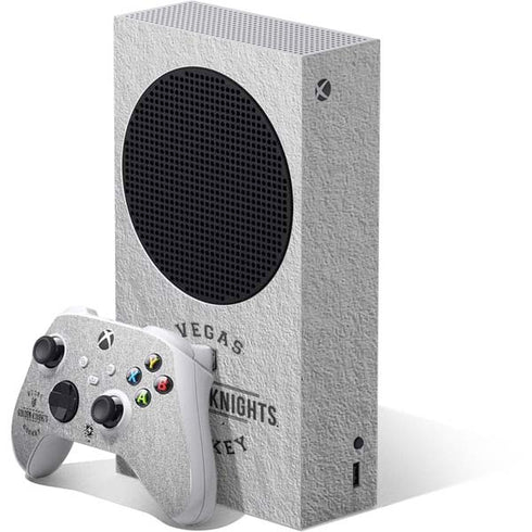 NHL Vegas Golden Knights Black Text Xbox Series S Bundle Skin