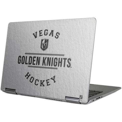 NHL Vegas Golden Knights Black Text Yoga 710 14in Skin