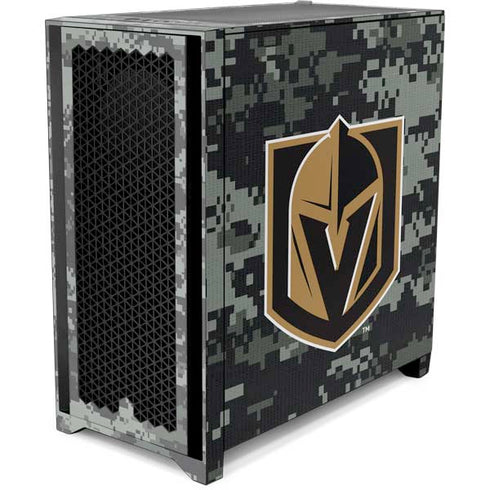 NHL Vegas Golden Knights Camo Corsair 4000D Tempered Glass Mid-Tower ATX Case Skin