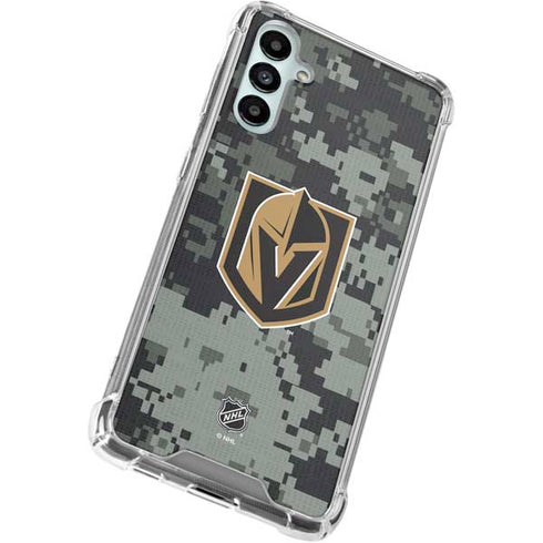 NHL Vegas Golden Knights Camo Galaxy A15 5G Clear Case