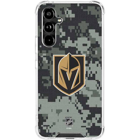 NHL Vegas Golden Knights Camo Galaxy A54 5G Clear Case