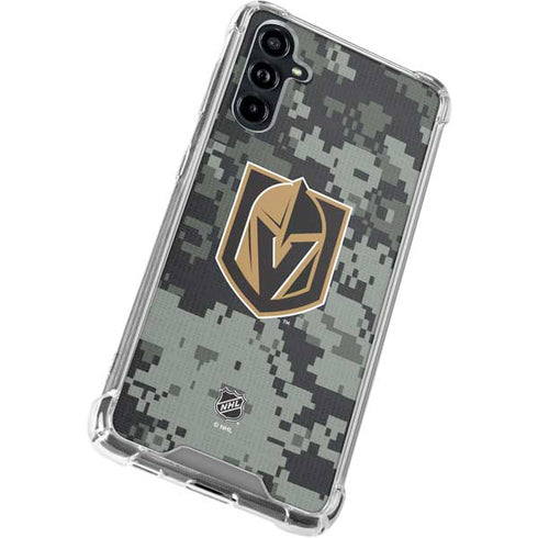 NHL Vegas Golden Knights Camo Galaxy A54 5G Clear Case