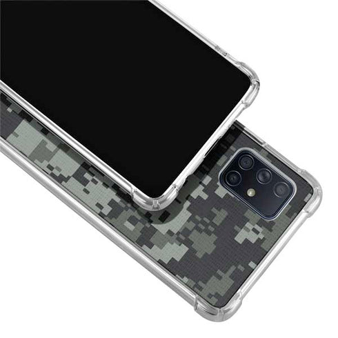 NHL Vegas Golden Knights Camo Galaxy A71 5G Clear Case