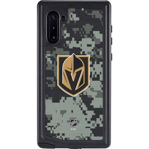 NHL Vegas Golden Knights Camo Galaxy Note 10 Waterproof Case