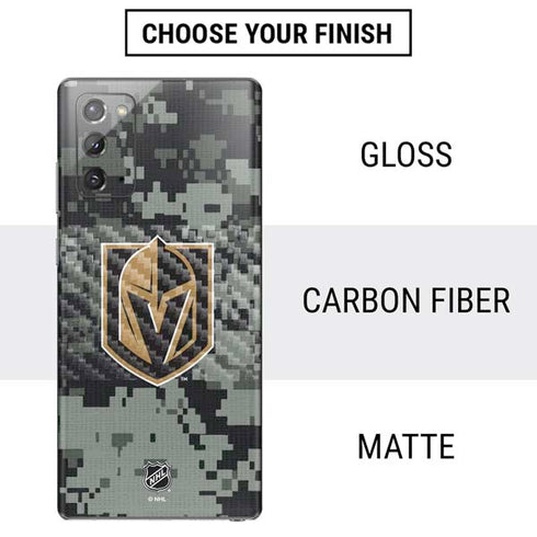 NHL Vegas Golden Knights Camo Galaxy Note20 5G Skin