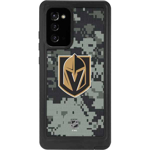 NHL Vegas Golden Knights Camo Galaxy Note20 5G Waterproof Case