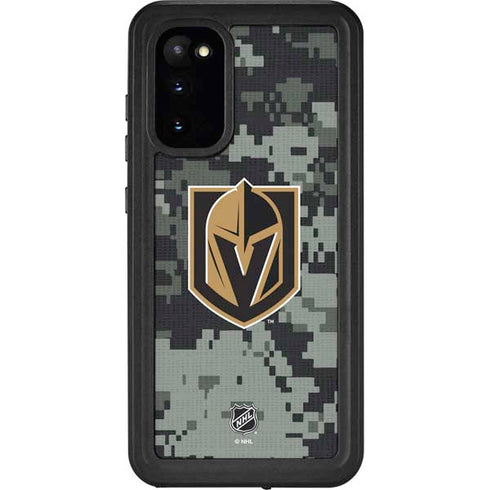 NHL Vegas Golden Knights Camo Galaxy S20 Waterproof Case