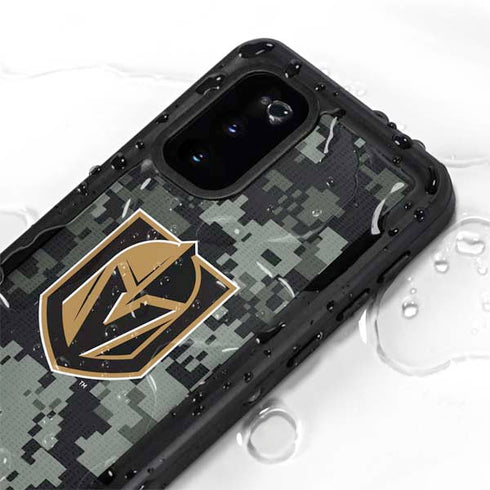 NHL Vegas Golden Knights Camo Galaxy S20 Waterproof Case