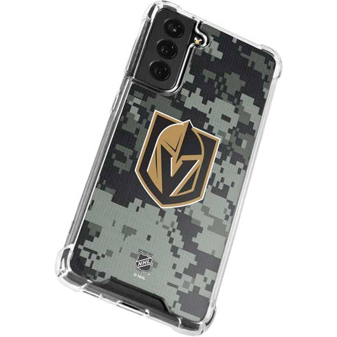 NHL Vegas Golden Knights Camo Galaxy S22 Plus Clear Case