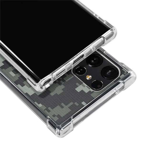 NHL Vegas Golden Knights Camo Galaxy S22 Ultra Clear Case