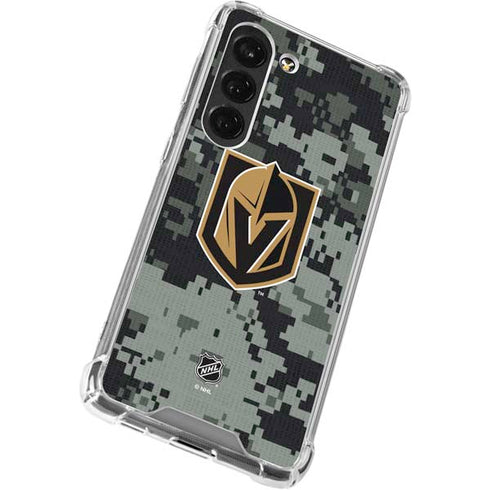 NHL Vegas Golden Knights Camo Galaxy S23 Clear Case