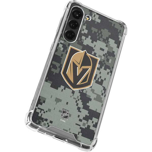 NHL Vegas Golden Knights Camo Galaxy S23 Plus Clear Case
