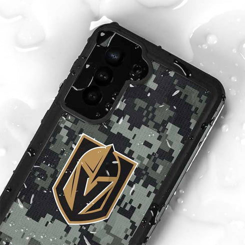 NHL Vegas Golden Knights Camo Galaxy S23 Plus Waterproof Case
