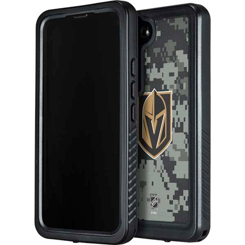 NHL Vegas Golden Knights Camo Galaxy S23 Waterproof Case