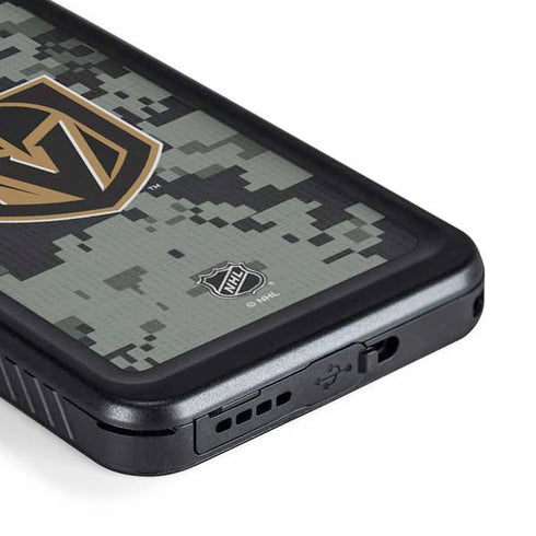 NHL Vegas Golden Knights Camo Galaxy S23 Waterproof Case