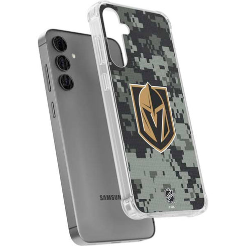 NHL Vegas Golden Knights Camo Galaxy S24 Plus Clear Case