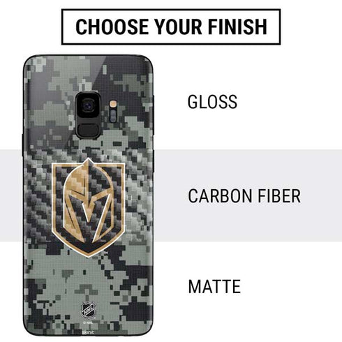 NHL Vegas Golden Knights Camo Galaxy S9 Skin