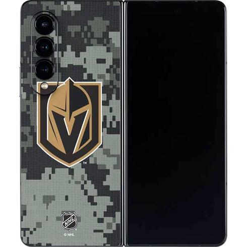 NHL Vegas Golden Knights Camo Galaxy Z Fold4 5G Skin