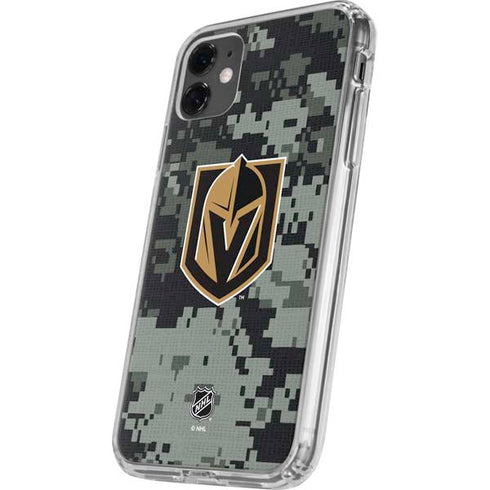 NHL Vegas Golden Knights Camo iPhone 11 Clear Case