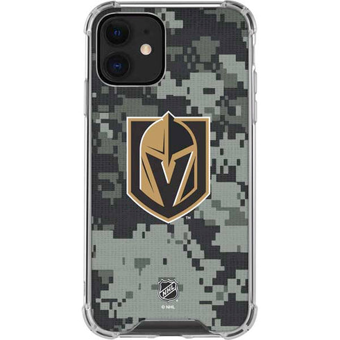 NHL Vegas Golden Knights Camo iPhone 12 Mini Clear Case