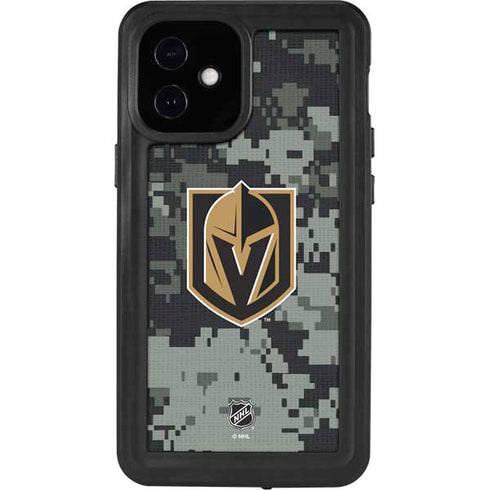 NHL Vegas Golden Knights Camo iPhone 12 Mini Waterproof Case