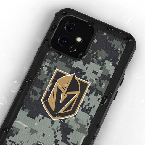 NHL Vegas Golden Knights Camo iPhone 12 Mini Waterproof Case