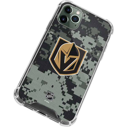NHL Vegas Golden Knights Camo iPhone 12 Pro Clear Case