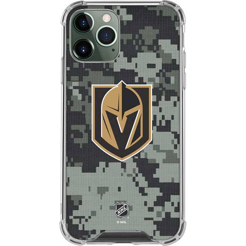 NHL Vegas Golden Knights Camo iPhone 12 Pro Max Clear Case