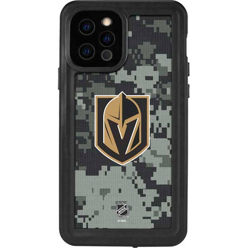 NHL Vegas Golden Knights Camo iPhone 12 Pro Waterproof Case