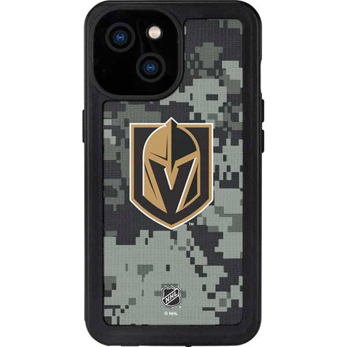 NHL Vegas Golden Knights Camo iPhone 13 Mini Waterproof Case