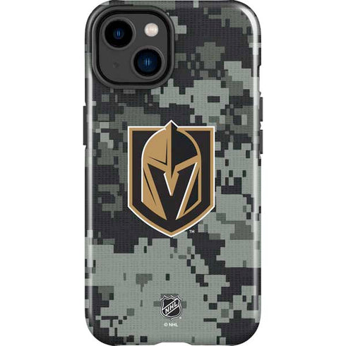 NHL Vegas Golden Knights Camo iPhone 15 Plus Impact Case