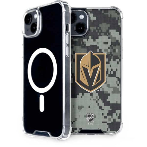 NHL Vegas Golden Knights Camo iPhone 15 Plus MagSafe Case