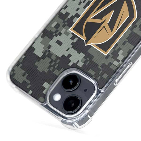 NHL Vegas Golden Knights Camo iPhone 15 Plus MagSafe Case