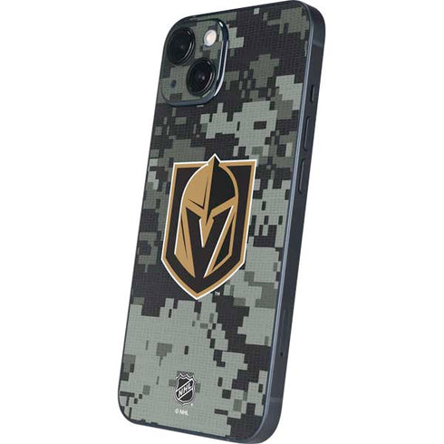 NHL Vegas Golden Knights Camo iPhone 15 Plus Skin