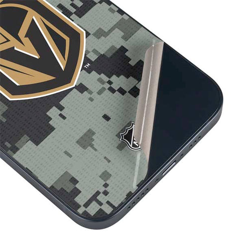 NHL Vegas Golden Knights Camo iPhone 15 Plus Skin