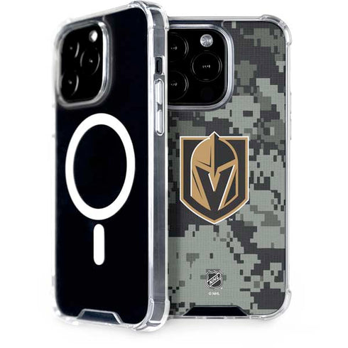 NHL Vegas Golden Knights Camo iPhone 15 Pro MagSafe Case