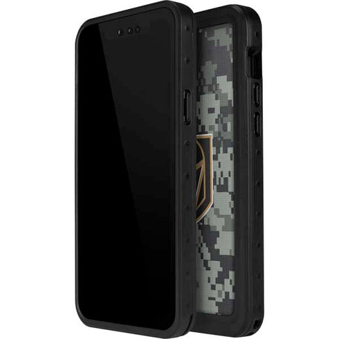 NHL Vegas Golden Knights Camo iPhone 14 Pro Max Waterproof Case