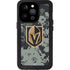 NHL Vegas Golden Knights Camo iPhone 15 Pro Waterproof Case