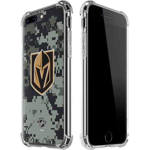 NHL Vegas Golden Knights Camo iPhone 7/8 Plus Clear Case